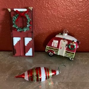 3 piece Christmas ornaments
